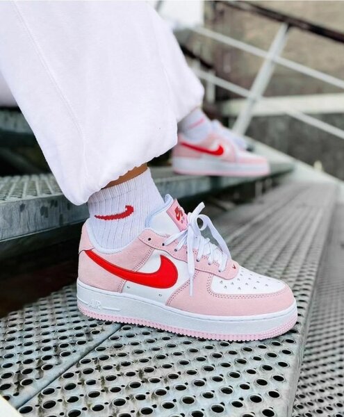 Baskets Nike Air force Rose