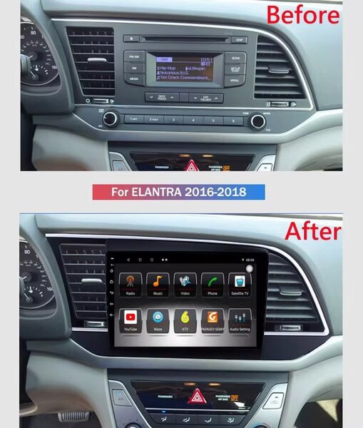 Hyundai Elantra (2016-2018) Smart Android System