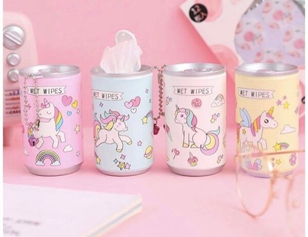 Lingettes humides en boîte