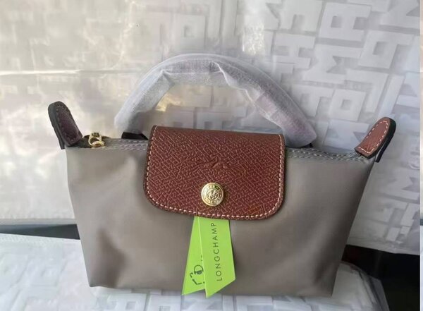 Sac à main Longchamp en cuir marron