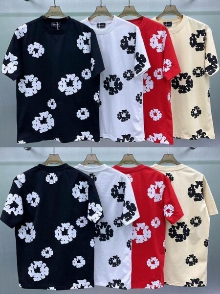 T-shirt homme motif fleurs