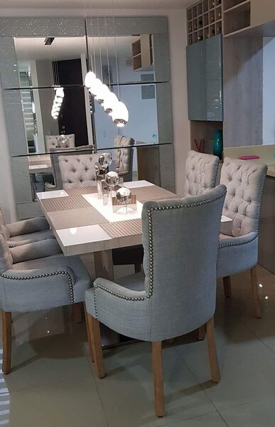 Chaise salle à manger grise