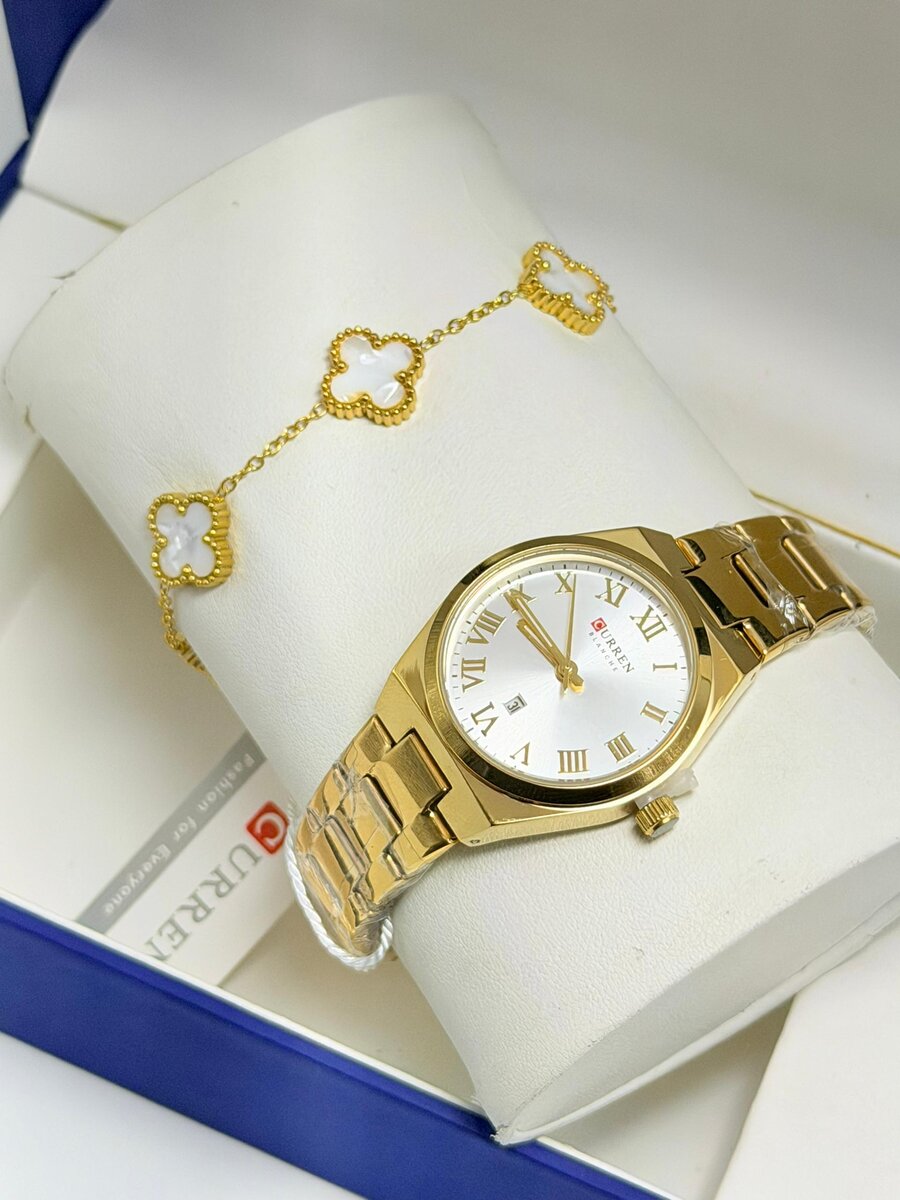 Montre en acier inoxydable élégante