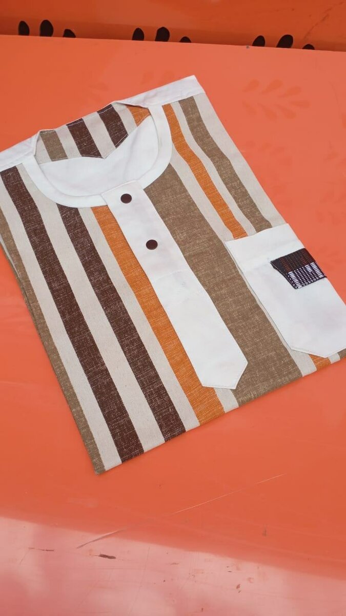 Tunique homme à rayures