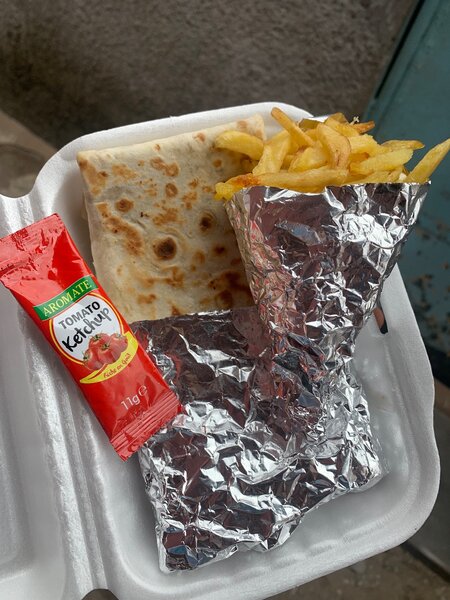 Délicieux tacos  et frites