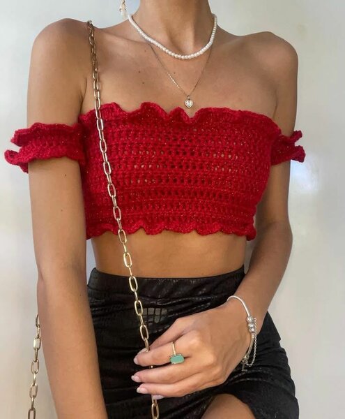 Haut Crochet pour Femmes