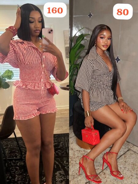 Ensemble vichy chic femme