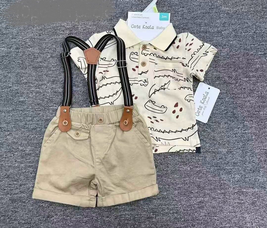 Ensemble bébé polo et short