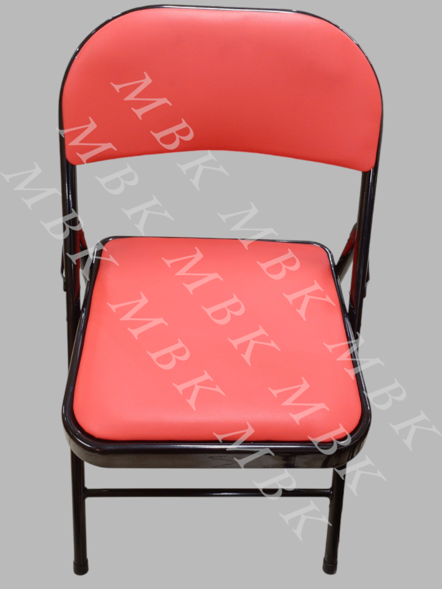 Chaise pliante rembourrée