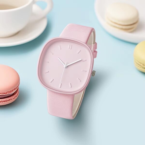 Montre pastel minimaliste