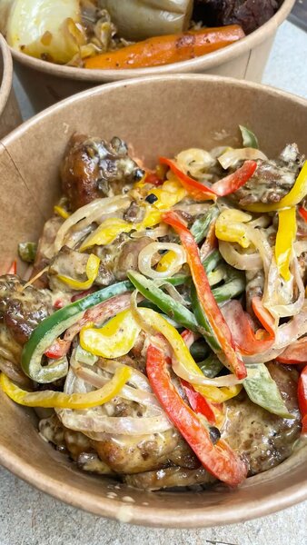 PouletMAYO/Atiéké/Alloco/frite