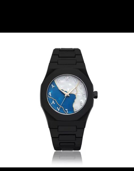 Montre homme noir élégante