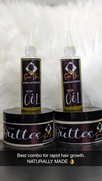 SunAe's hair oil and butter