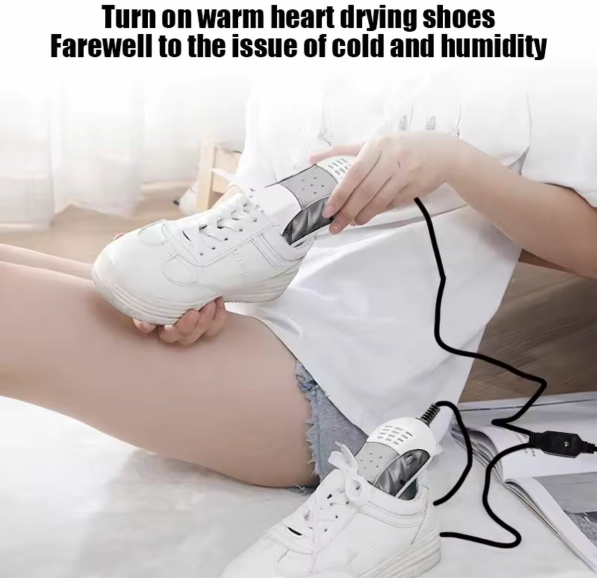 Sèche-chaussures électrique pour bottes, désodorisant