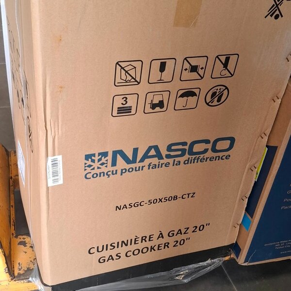 Gas cooker 4 burners with built in oven new