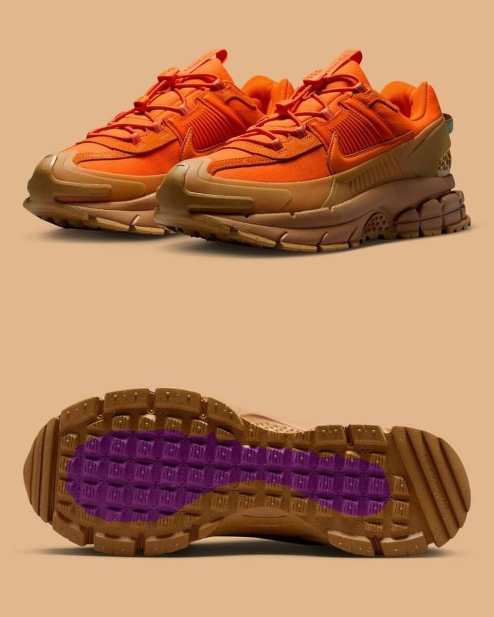 Baskets oranges modernes