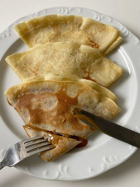 Crêpes au chocolat délicieuses