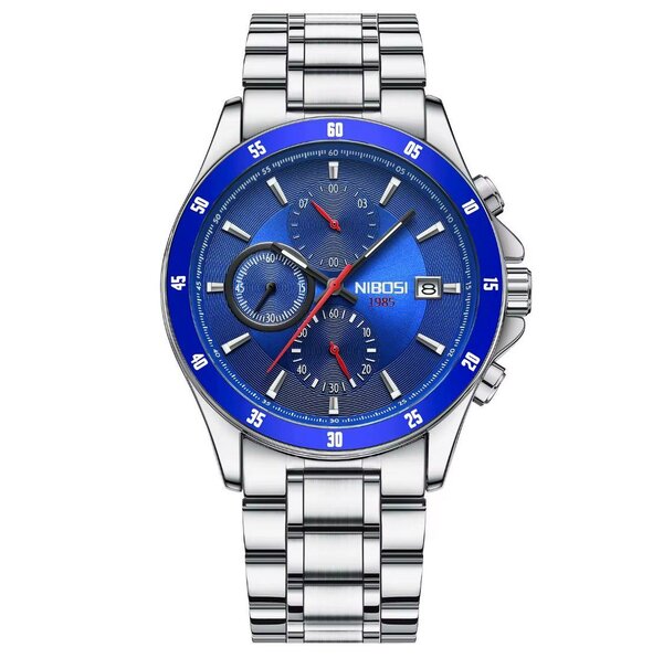 Montre Homme NIBOSI Bleu