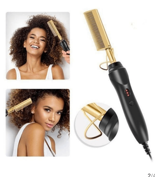 Peigne Chauffant Électrique Cheveux