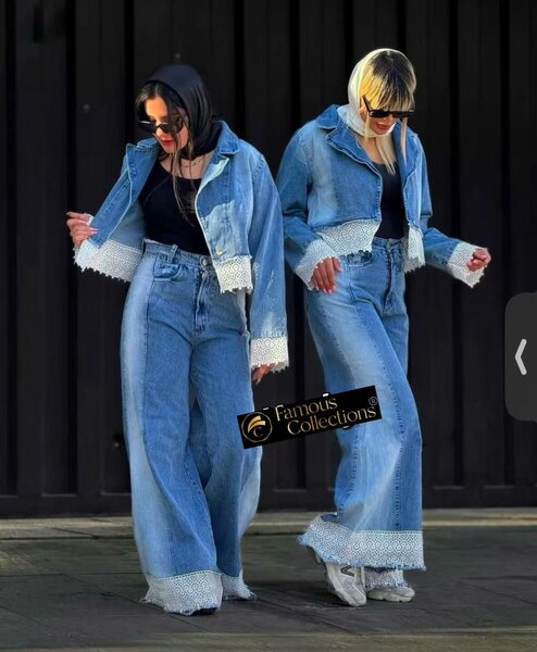 Veste et Jean Denim Chic