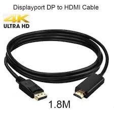 Câble DisplayPort HDMI 4K 1.8m