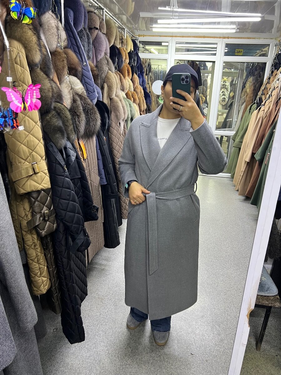 Пальто кашемир на запах. Турция