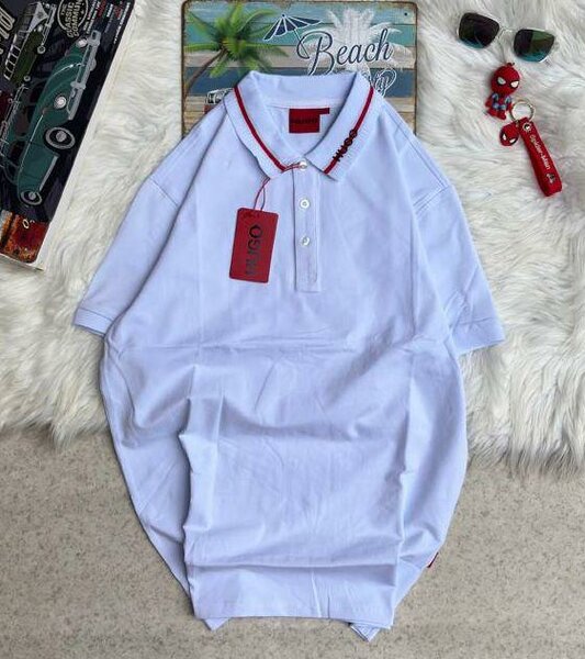 Polo coloré en coton