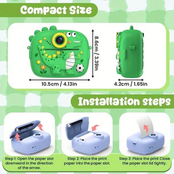 Appareil photo enfant dinosaure