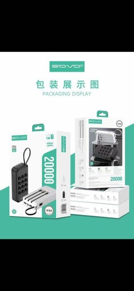 SOVO 20000mAh Power Bank