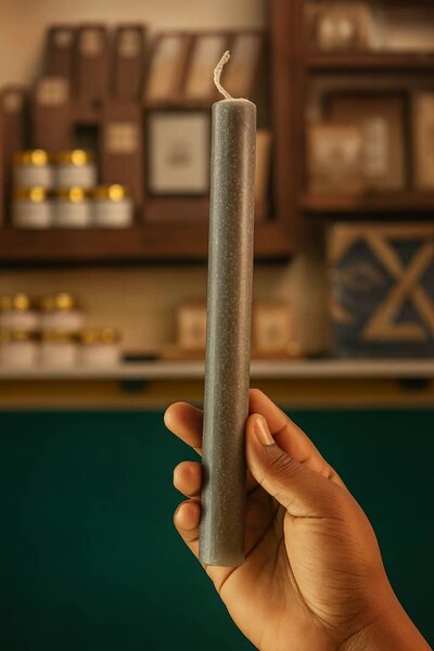 Bougie en cire naturelle