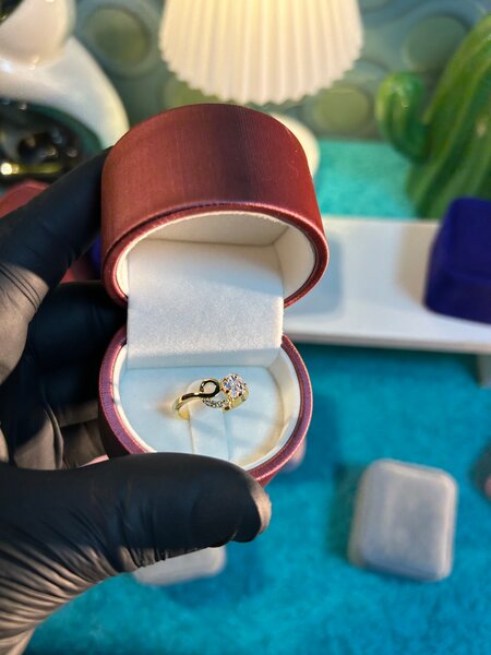 BAGUE DE PROMESSE INFINIE OR