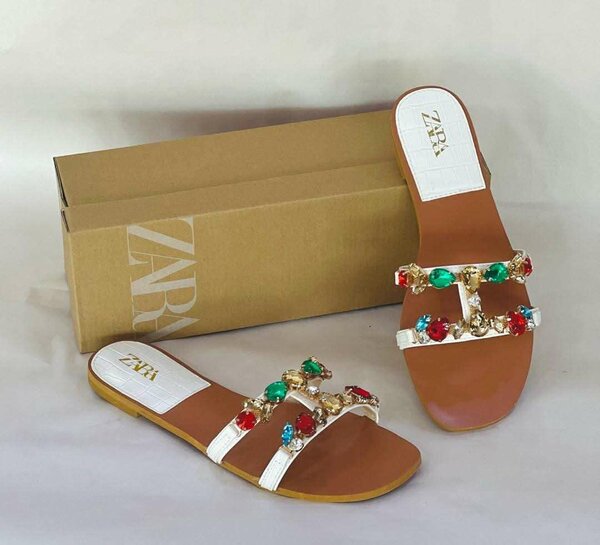 Sandales en strass Zara