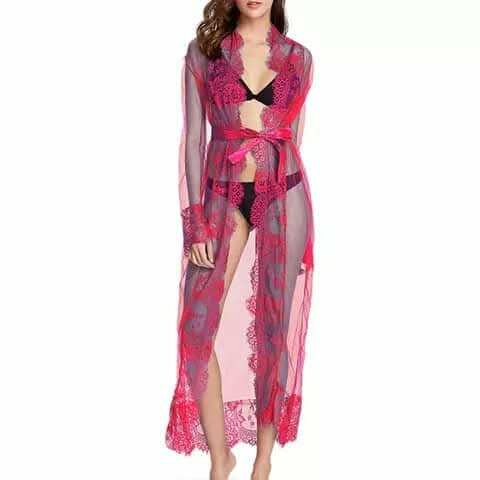 Peignoir en dentelle sexy