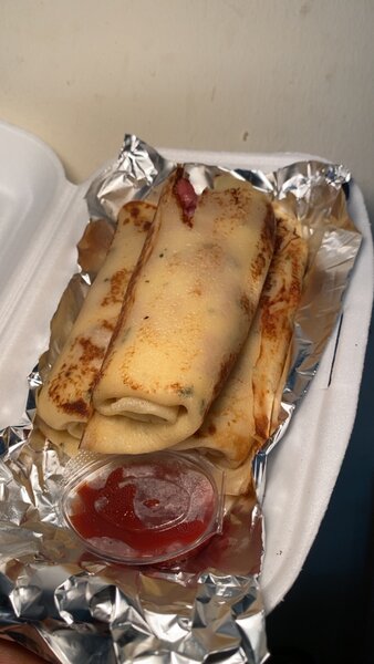 Crêpes roulées gourmandes