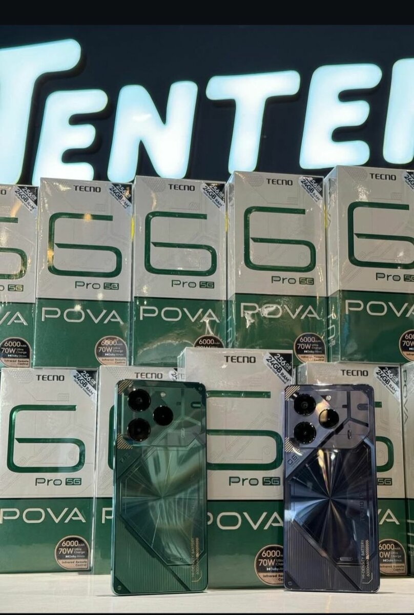 TECNO Pova 6 pro 256GB 16GB RA