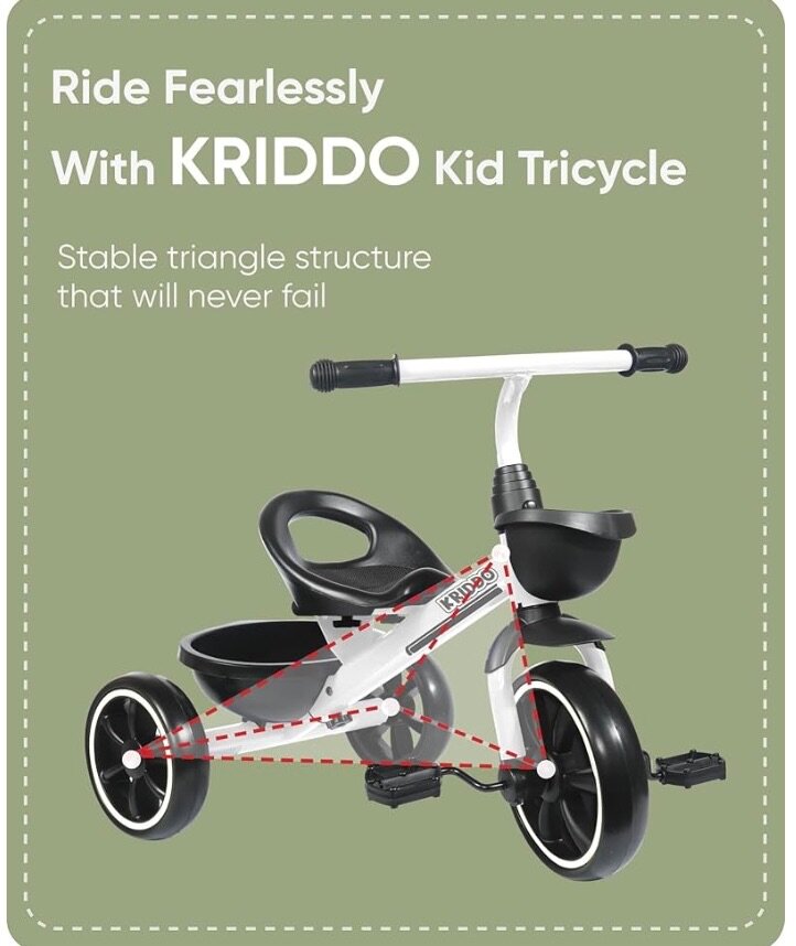 KRIDDO Kids Tricycles