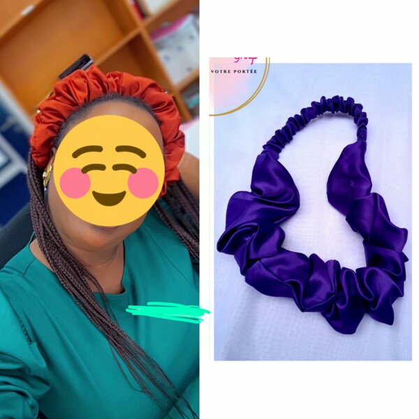 Bandeau Satin Élastique