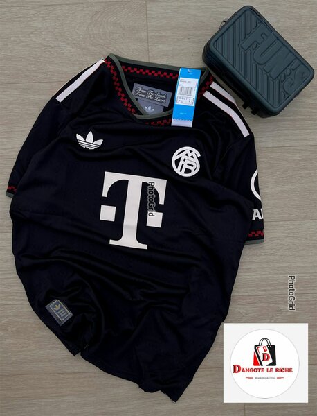 Maillot de Football Noir Adidas