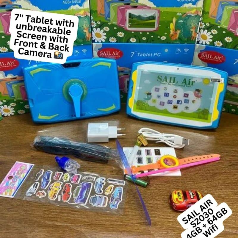 Sail Air S2030 WiFi Kids Tablets with Unbreakable screen