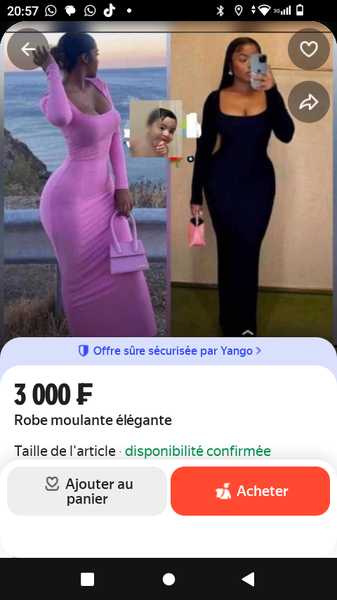 Robe moulante élégante