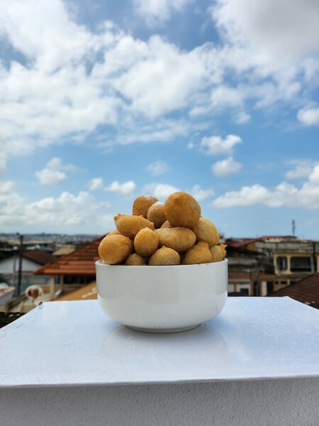 Beignet saupoudré de sucre !