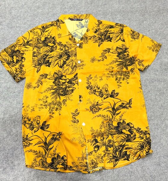 Chemise tropicale à imprimé