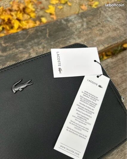 Sacoche Lacoste Homme Noir