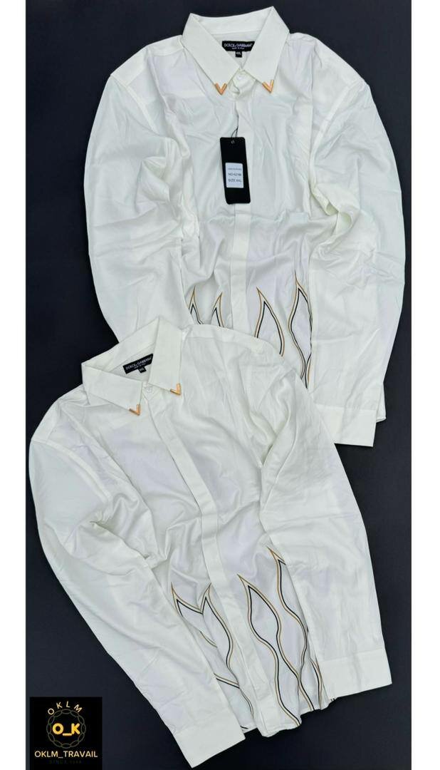 Chemise élégante avec motifs