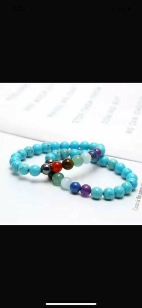 Natural Turquoise Chakra Bracelet