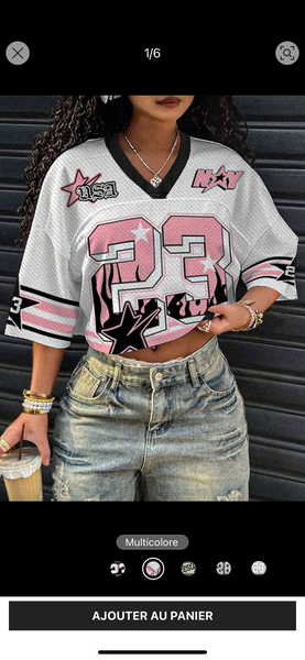 Maillot Cropped Multicolore