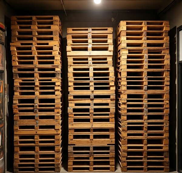 Palettes en bois robustes