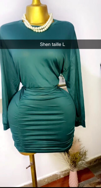 Robe Élegante Moulante Femme