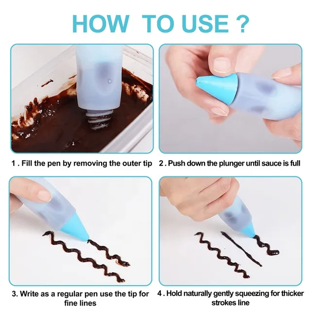 Stylo déco pâtisserie