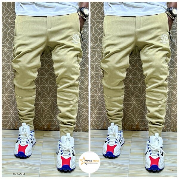 Pantalon Jogging Beige Homme